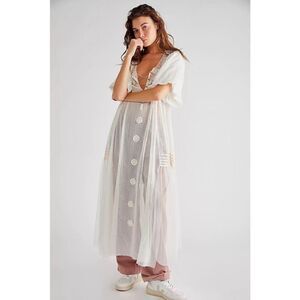 free people one i love maxi dress Free People One I Love Dress Size Large A-line Maxi Dress Floral Flowy
